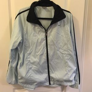 Nike baby blue windbreaker